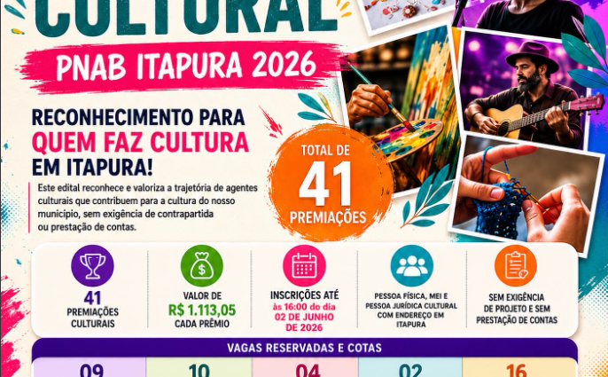 PNAB 2026 em Itapura