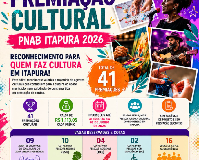 PNAB 2026 em Itapura